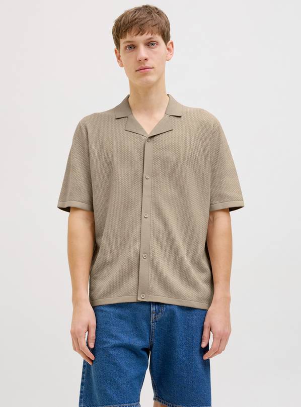 JJ REBEL Walker Knit Short Sleeve Shirt L